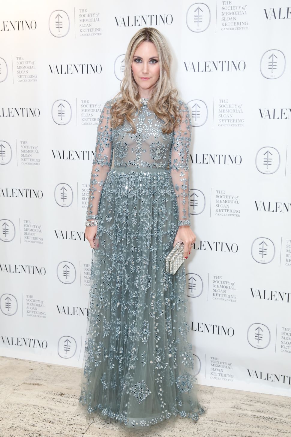 Elizabeth Kurpis wearing Valentino (Photo: The Society of MSKCC).