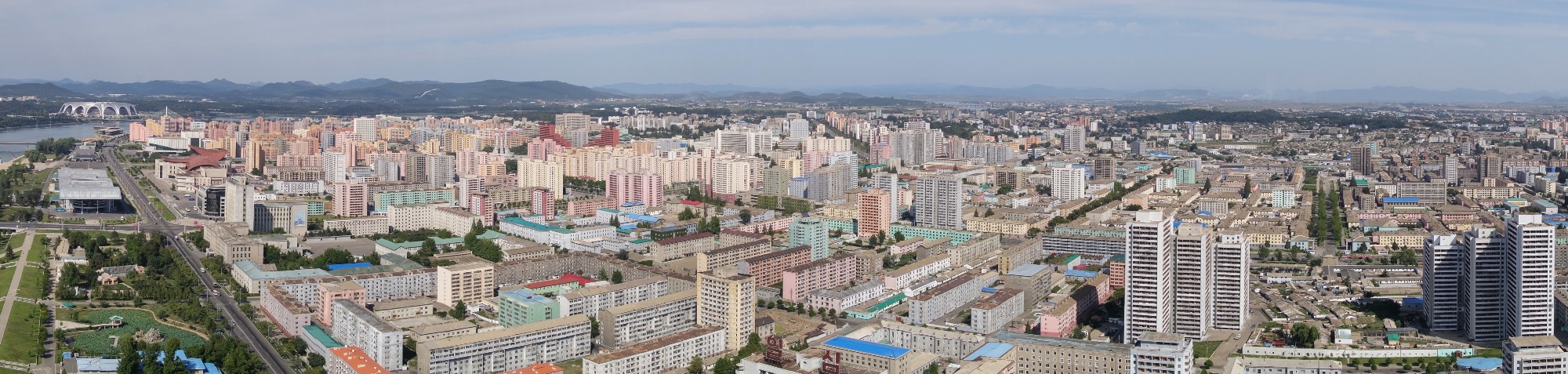 Pyongyang from above