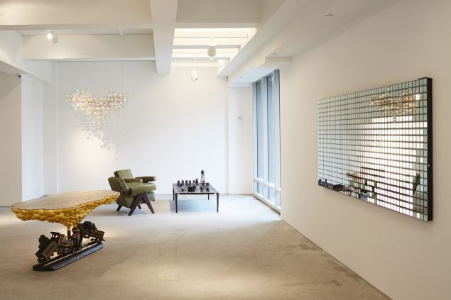 The interior of Carpenters Workshop Gallery.