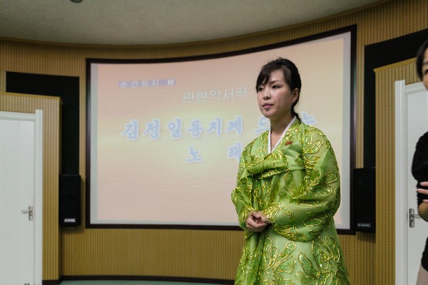 The Hana Electronics theater, where Kim Jong Un himself designed the acoustics