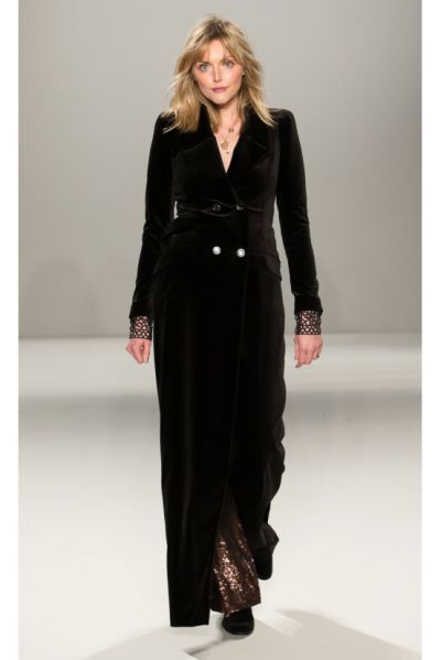 Temperly London Tuva Velvet Dress Coat, $2,050, OrchardMile.com (Photo: Orchard Mile).