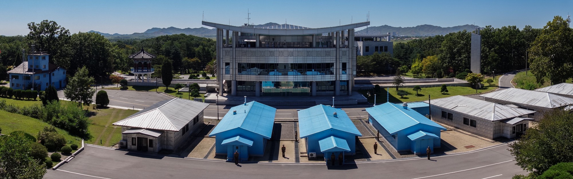 The Demilitarized Zone was, ironically, very heavily militarized