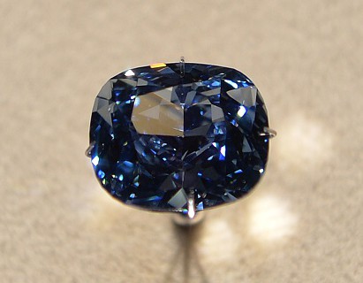 Sotheby's "Blue Moon" diamond sold for $48.5 million in Geneva on November 11, 2015. (Photo: Mark Ralston/AFP/Getty Images)