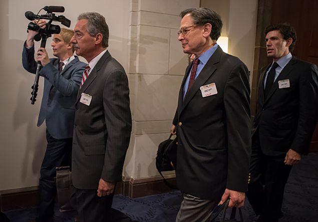 Clinton advisor Sidney Blumenthal arrives to be deposed by the House Select Committee on Benghazi in the U.S. Capitol on Tuesday, June 16, 2015. (Photo: Al Drago/CQ Roll Call)