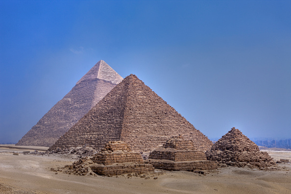 Pyramids of Giza, Cairo, Egypt (Photo by Reinhard Dirscherl/ullstein bild via Getty Images)