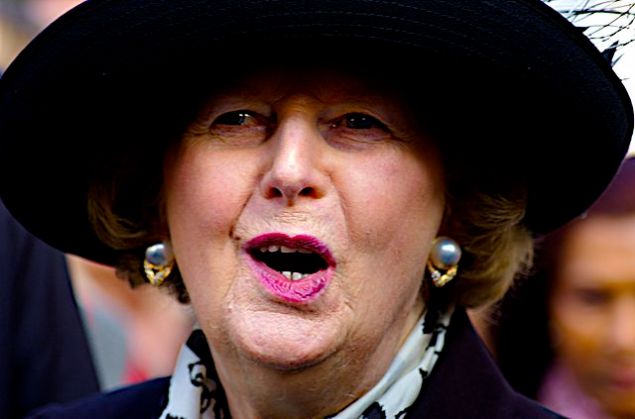 Margaret Thatcher.