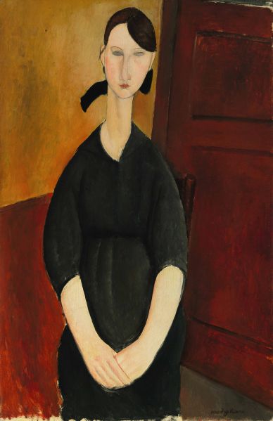 Paulette Jourdain, by Amedeo Modigliani. (Photo: Courtesy Sotheby's)