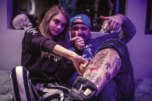 Cara Delevingne and Bang Bang (Photo: Courtesy Harper Collins).