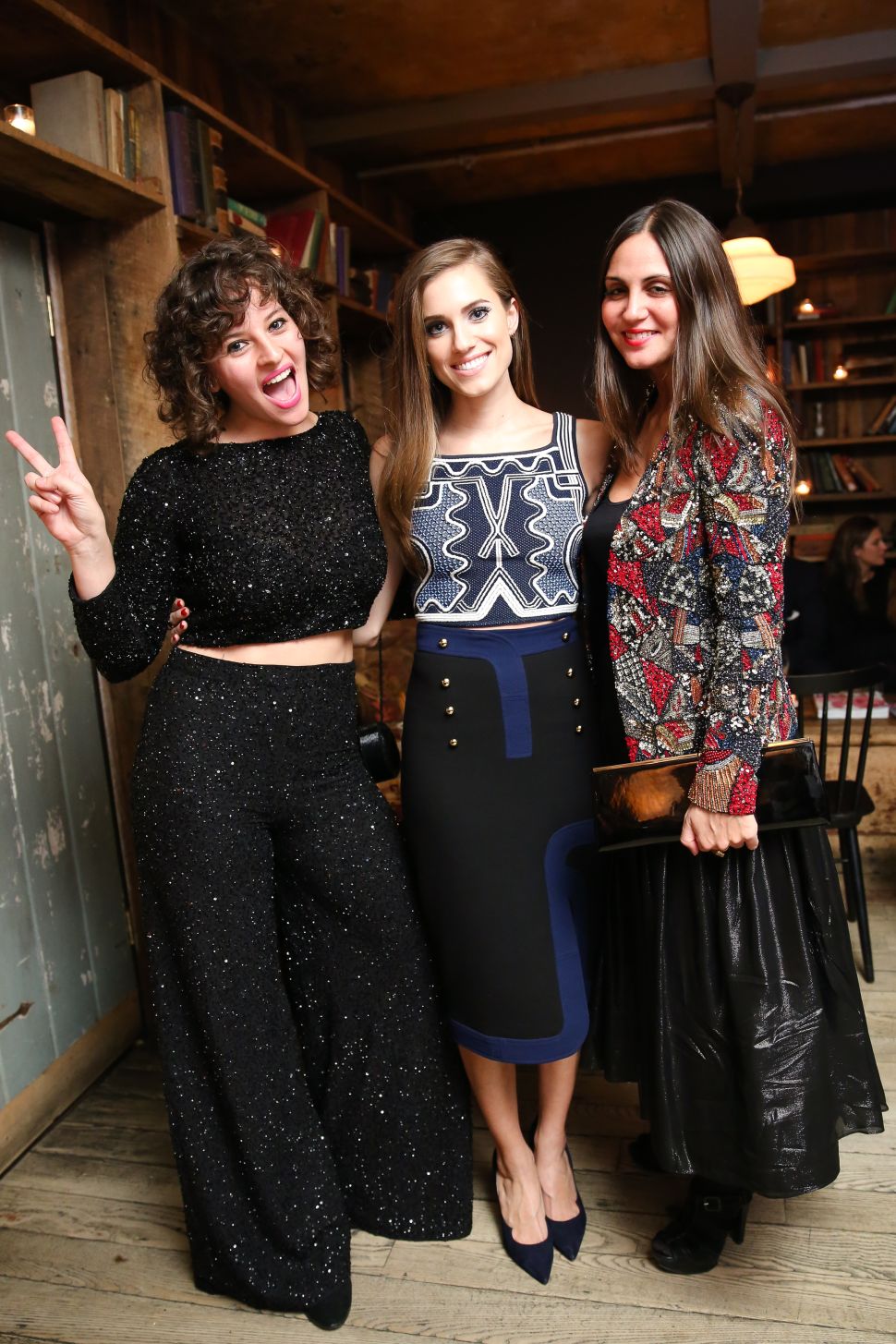 Amirah Kassem, Allison Williams, Sabine Heller (Photo: Kelly Taub for BFA). 
