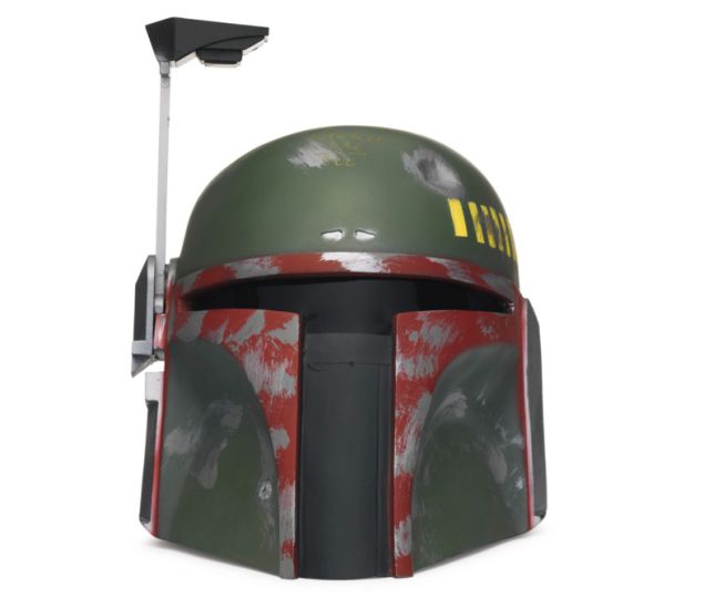A signed Boba Fett helmet, set to hit auction at Sotheby's.