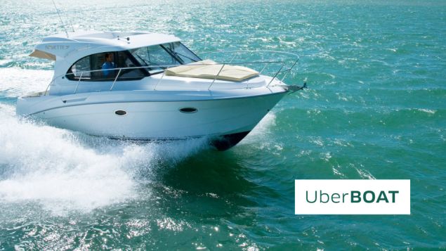 Set sail in style for Art Basel 2015 (Photo: Uber). 