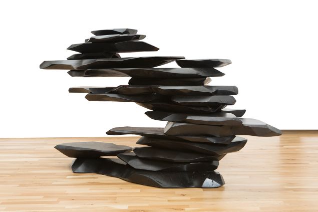 Christina Grajales started out as the director of the well-regarded 1950 Gallery in New York, and opened her own gallery in 2000. Console by Stephen Bishop is among the works she’s bringing to Miami, where she’ll also have an array of obsidian-carved works by Gloria Cortina on exhibit.(PHOTO: Courtesy Cristina Grajales Gallery)