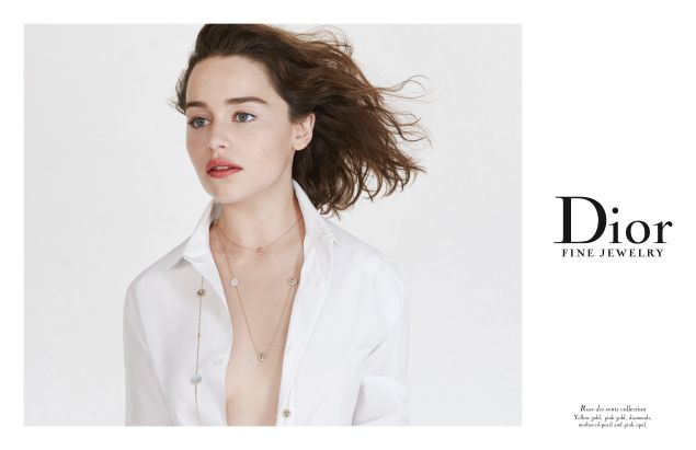 Ms. Clarke in her first Dior Jewelry ad (Photo: Courtesy Dior).