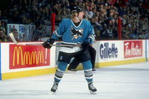 Defenseman Marty McSorley was one of the few pro players convicted of a crime for his on-the-ice brutality (Getty Images).