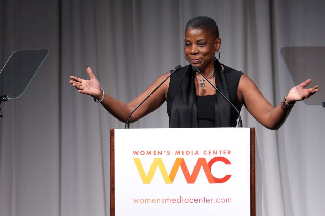 Ursula M. Burns speaks onstage at the 2014 Women's Media Awards (Photo by Jemal Countess/Getty Images for The Women's Media Center)