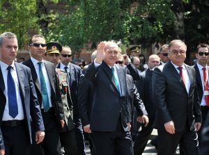 Turkish President, Recep Tayip Erdogan (2ndR)
