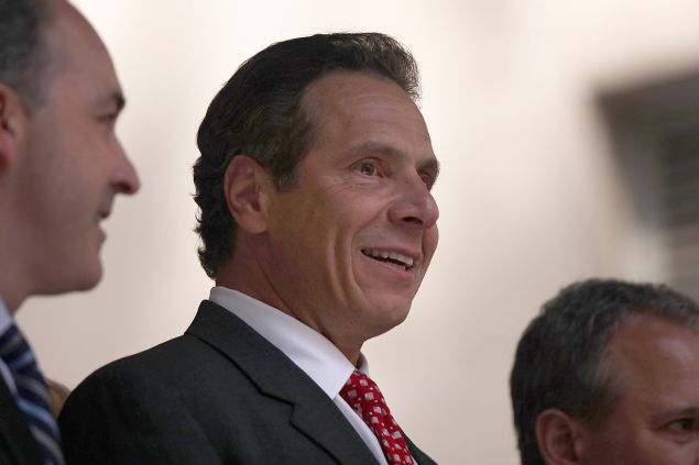 NEW YORK, NY - JULY 22: Governor Andrew M. Cuomo attends a rally for a $15 minimum hourly wage on July 22, 2015 in New York City. A panel appointed by Cuomo recommended on Wednesday that the minimum wage be raised for employees of fast-food chain restaurants throughout the state. The panel recommended that the $15 rate be phased in by December 31, 2018 for New York City and by July 1, 2021 for the rest of the state. (Photo by Spencer Platt/Getty Images)