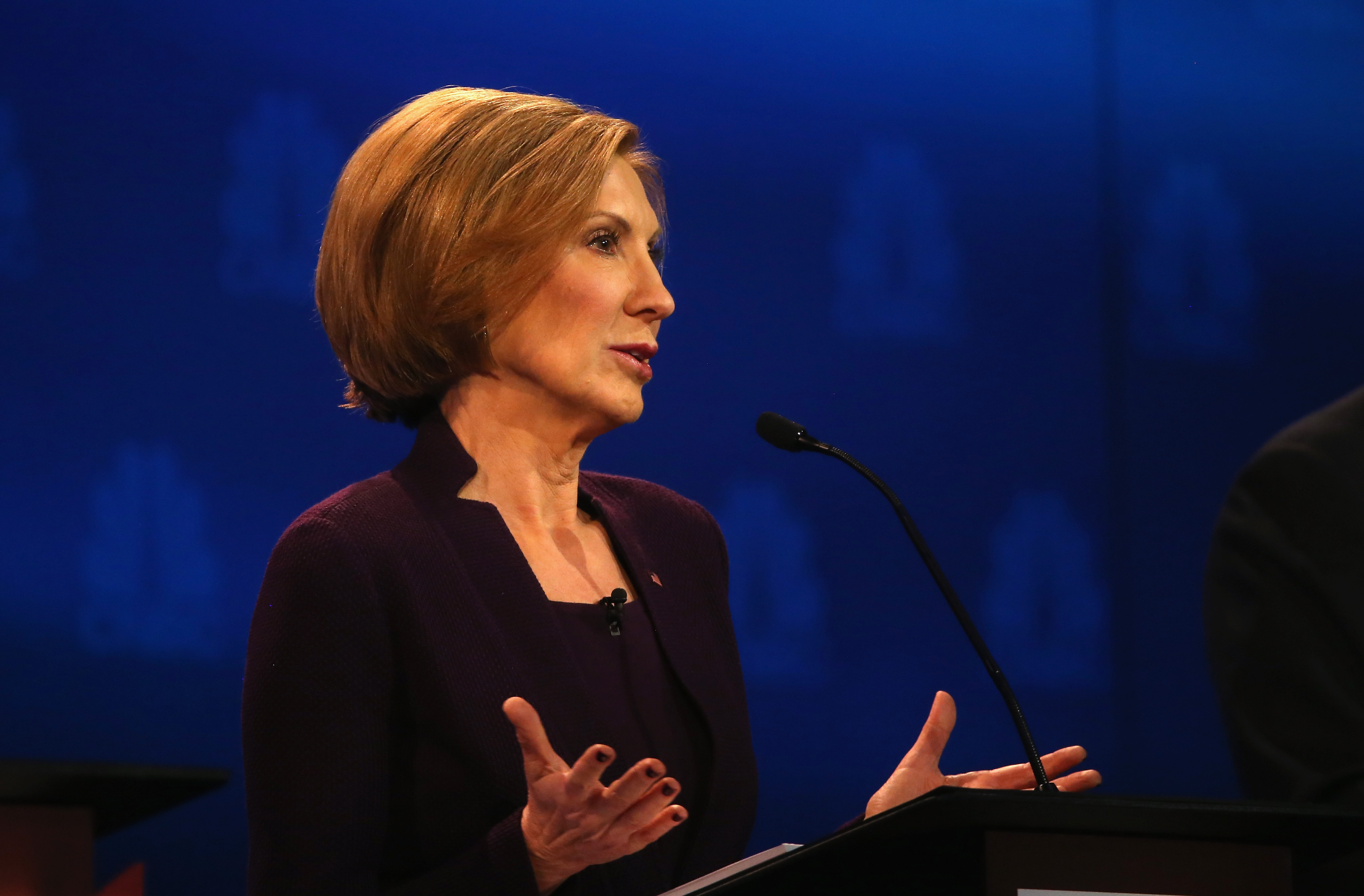 When Carly Fiorina and Donald Trump grappled, the 