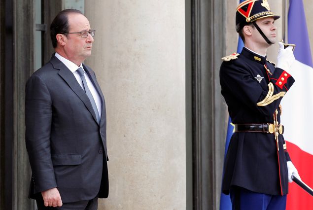 French President Francoise Hollande. 