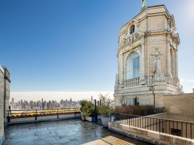 The tower terrace.