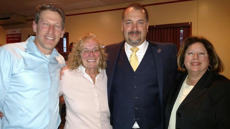 From left: Zwicker, Schaffer, Danielsen, and Greenstein.