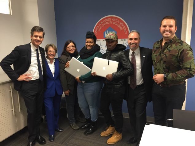 Facebook donates laptops