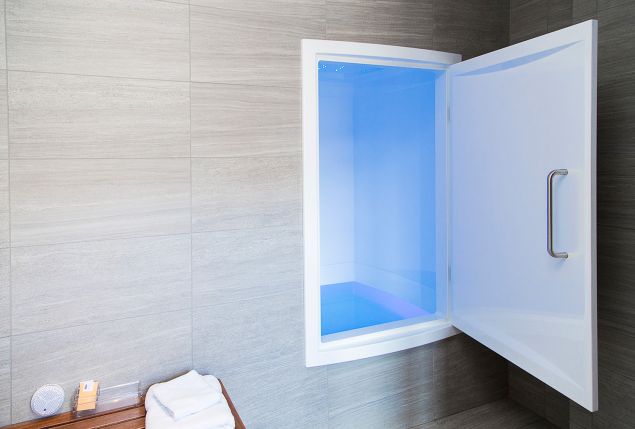 Sensory Deprivation Tank at Lift/Next Level Floats in Brooklyn, NY. (PHOTO: Kaitlyn Flannagan for Observer)