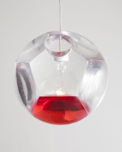 Large "Dodecahedron" Chandelier and Optical Instrument with One Red Lens, 2014 Poured Polyurethane resin 18 in diameter 45.7 cm diameter Edition 1/9 + 2AP Price:$15,000 R & COMPANY