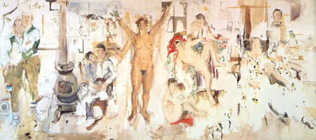 Larry Rivers' The Studio, 1956.