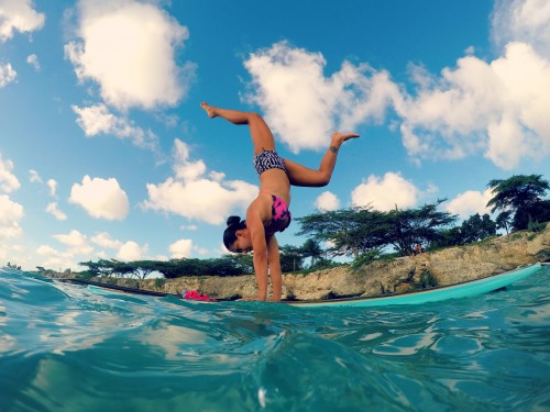 Paddle boarding in January in New York would be much more difficult (Photo: Bliss Paddle Yoga).