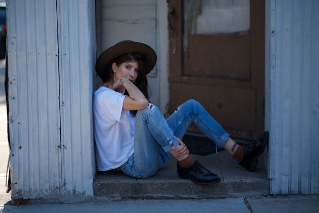 Pamela Love in her RE/DUN Jeans (Photo: Courtesy RE/DUN).