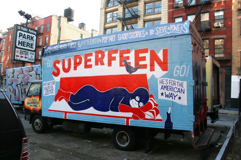 Keep on truckin' Steve Powers (aka ESPO).