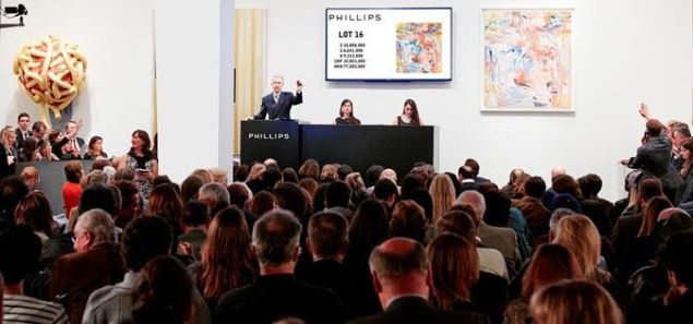 Phillips Sunday night. (Photo: Courtesy Phillips Auction)