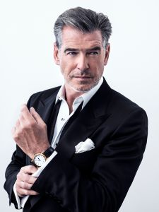 Pierce Brosnon wearing a Speake-Marin watch