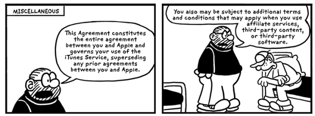 Detail, page 35, tribute to Mort Walker, of Beetle Bailey. (Screenshot: Tumblr)