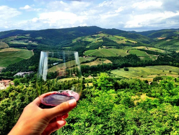 The ultimate relaxation: vino and vinyassa (Photo: Alchemy Tours).