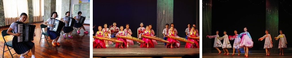 Talented young students at the Children’s Palace in Pyongyang