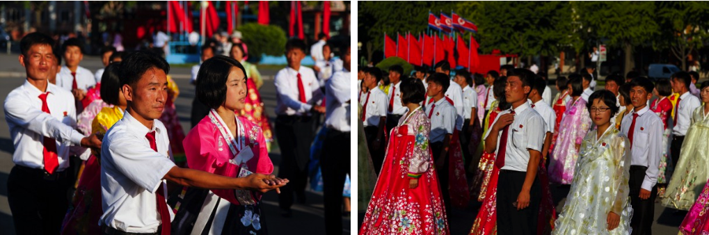 Beautiful colors, but not a lot of smiles at the 9.9.15 Mass Dance