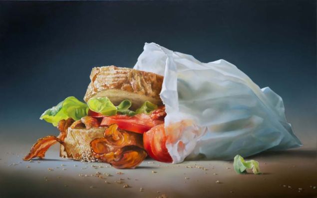 Tjalf Sparnaay, BLT Sandwich, 2015. (Courtesy Bernaducci Meisel Gallery)