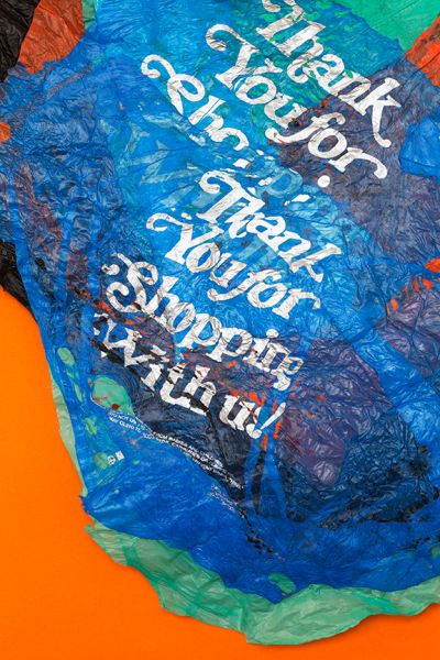 Thank You (Orange), 2015, by Miranda Lichtenstein. (Photo: Courtesy of Elizabeth Dee Gallery)