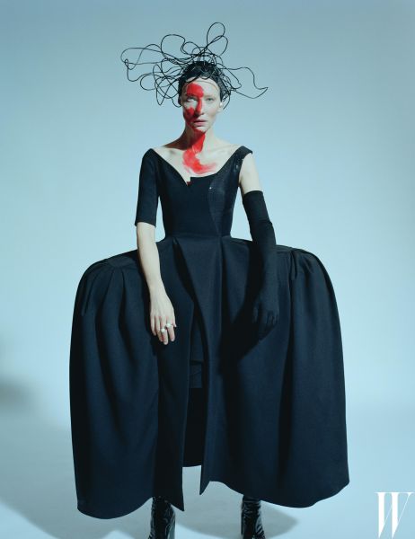 Cate Blanchett in W (Photo: Courtesy W).