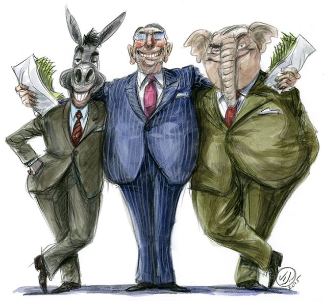 ILLUSTRATION BY VICTOR JUHASZ.