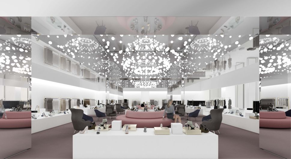 Women's Shoe Lounge at Saks Fifth Avenue Brookfield Place (Photo: Saks Fifth Avenue).
