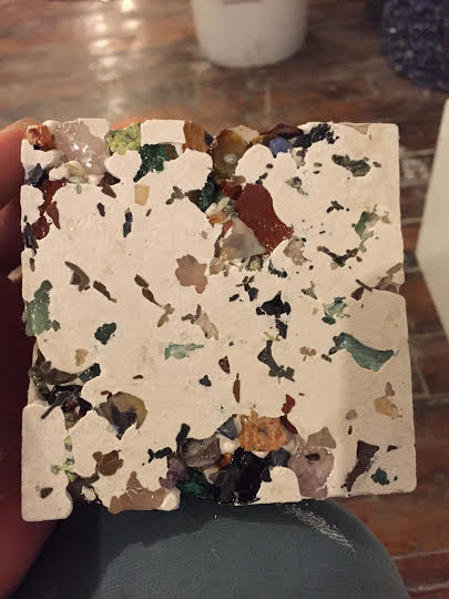 A closeup of the material used in the Dover Street Market collaboration (Photo: Courtesy Dover Street Market).