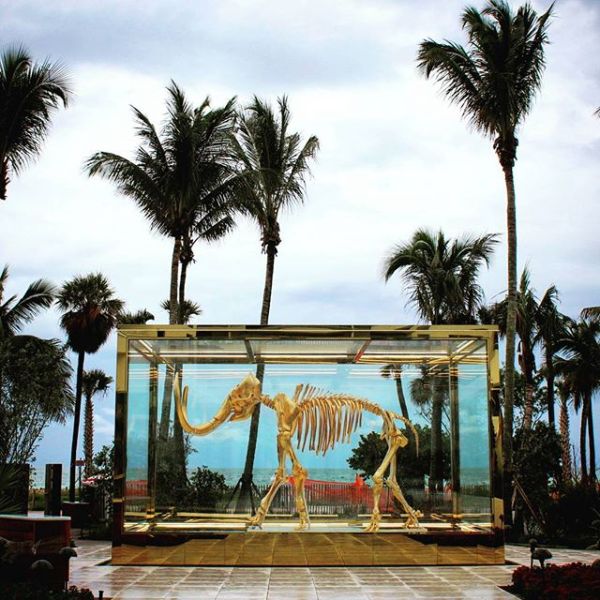 A Damien Hirst at the Faena Hotel. (Courtesy: Instagram)