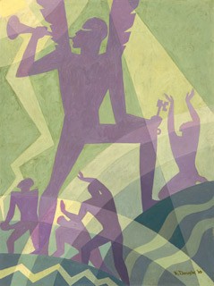 The Judgement Day by Aaron Douglas joined the collection of the National Gallery in Washington, D.C.