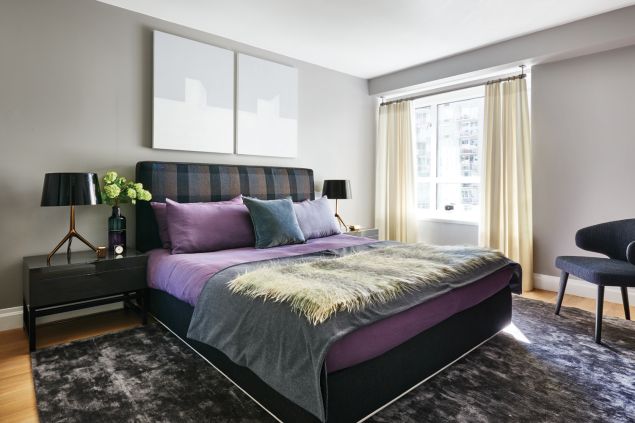 A bedroom, post-conversion. (Photo: Adrian Graut)
