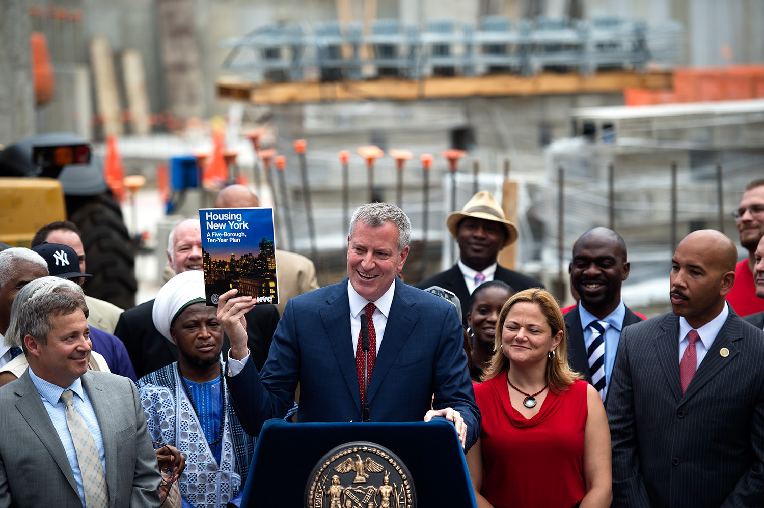 Mr. de Blasio's affordable housing plan is meeting with disapproval from Community Boards across the city. (Photo: Demetrius Freeman/Mayoral Photography Office)