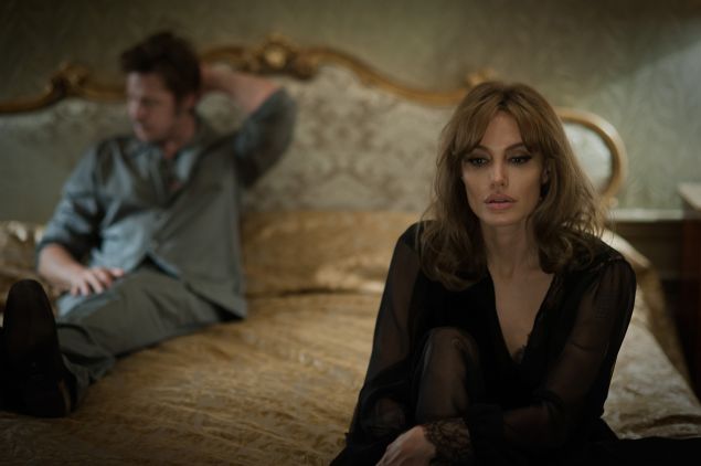 Angelina Jolie Pitt and Brad Pitt in By the Sea.