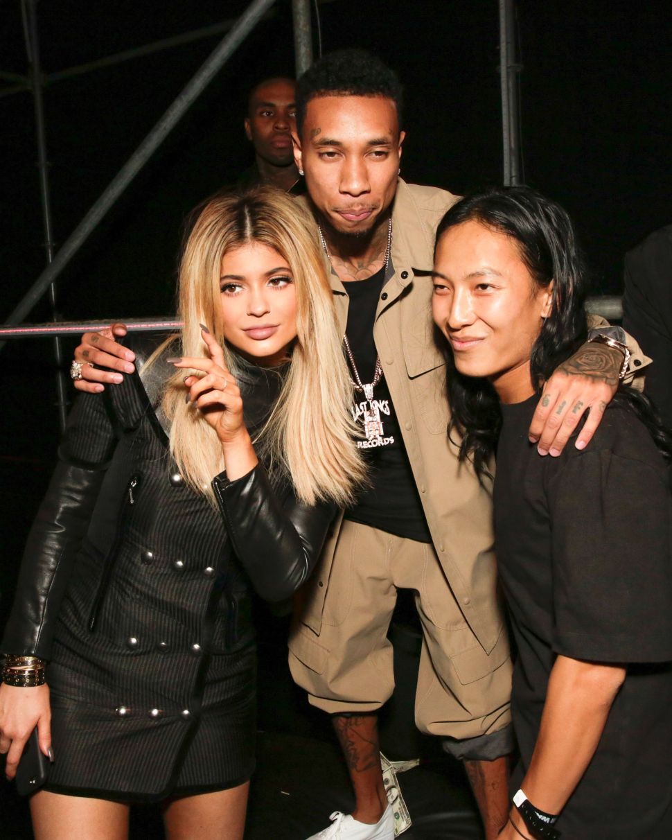 Alexander Wang, Tyga, Kylie Jenner (Photo: BFA). 